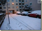 Schnee in Stuttgart