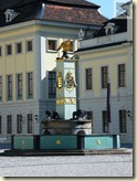 der Brunnen im Schloßhof des Ludwigsburger Residenzschlosses