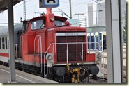 Verschiebefahrt in den Abstellbahnhof