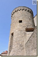 Turm an der Burgmauer