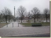 Schneefall in Stuttgart