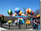 Ballon-Fahrt im Park
