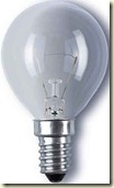 eine Tropfenlampe mit 40 Watt