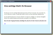 Browserauswahl-Tool