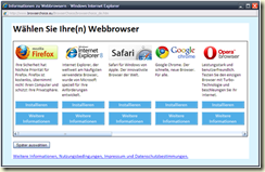 Browser-Auswahl