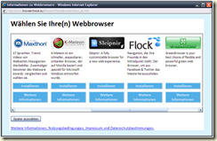 Browser-Auswahl