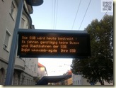 es fährt kein Bus und keine Bahn