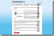 Internetseite der Expedition 2.0