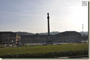 frühlingshafter Schlossplatz