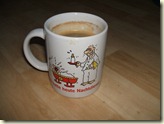 Tasse mit frischem Kaffee