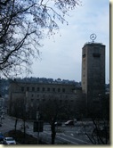 der Bahnhofsturm - dieser Teil soll erhalten bleiben