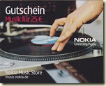 Gutschein für Musik