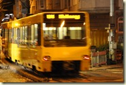 Stadtbahn auf dem Weg in die Innenstadt