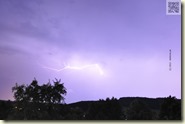 Blitze und Gewitter