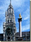 Das Rathaus am Marienplatz